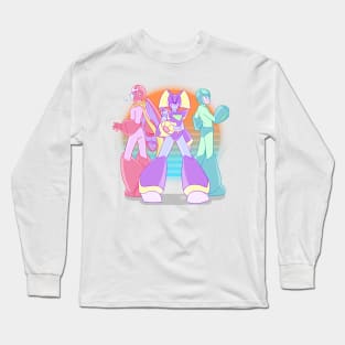 Megaman Squad Long Sleeve T-Shirt